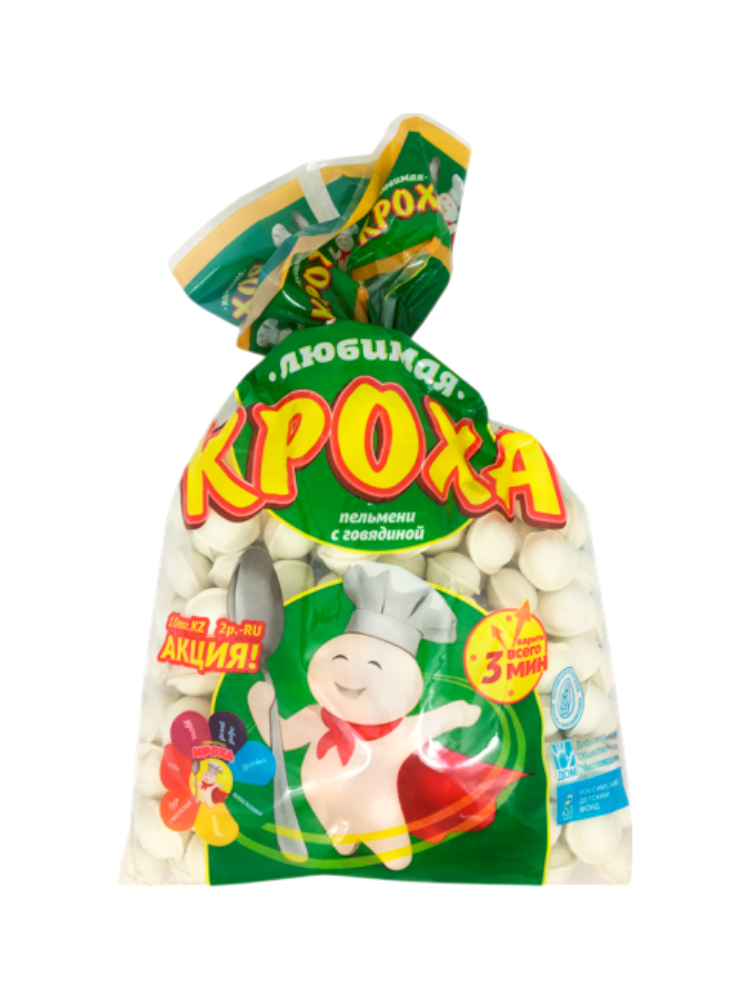 ПС ПЕЛЬМЕНИ КРОХА 0.8КГ ГОВЯДИНА